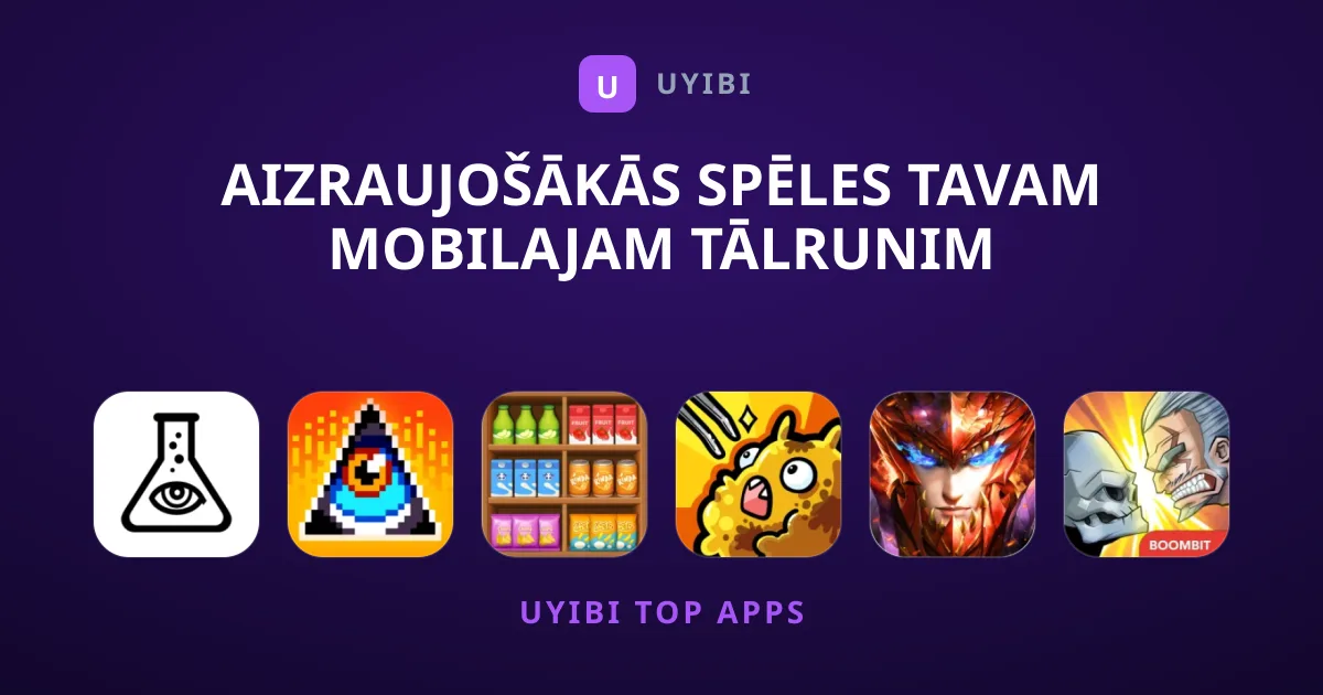 Aizraujošākās Spēles Tavam Mobilajam Tālrunim